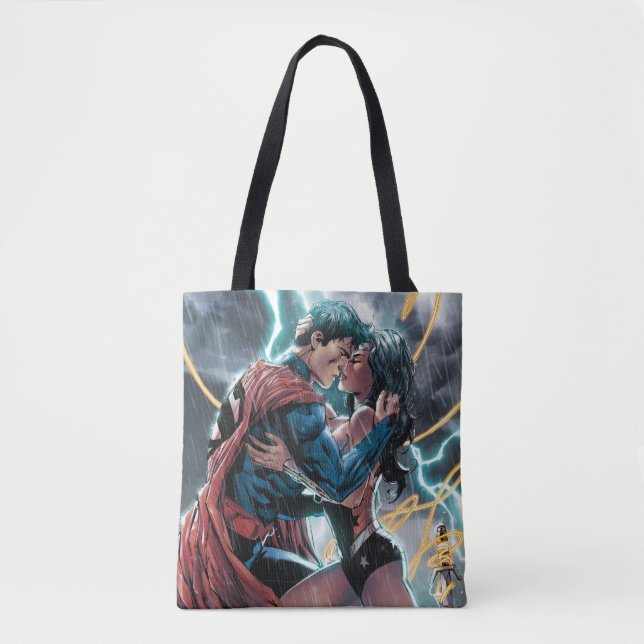 Superman/Wonder Woman Comic Promotional Art Tote Bag (Front)