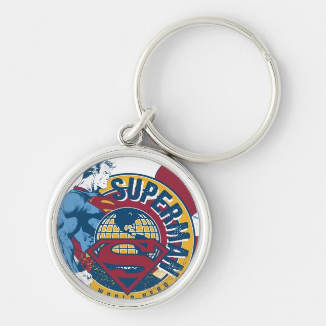 Superman - World Hero Key Ring (Front)