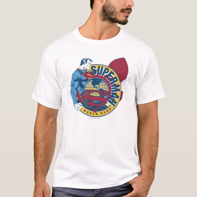 Superman - World Hero T-Shirt (Front)
