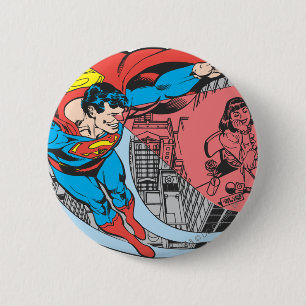 Superman X-Ray Vision 6 Cm Round Badge