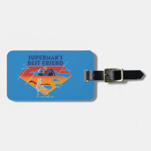 Superman's Best Friend Luggage Tag