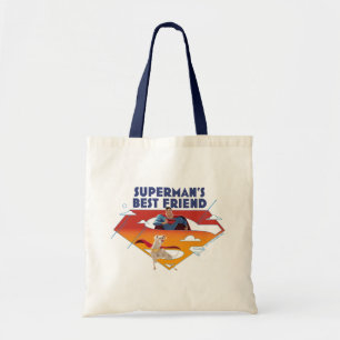 Superman's Best Friend Tote Bag