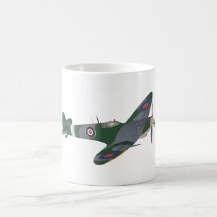 Supermarine Spitfire Fighter Aircraft Coffee Mug