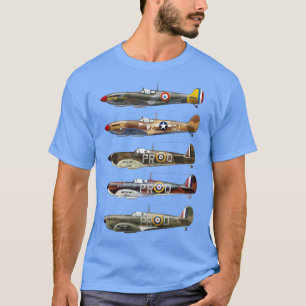 Supermarine Spitfire is a British fighter aircraft T-Shirt