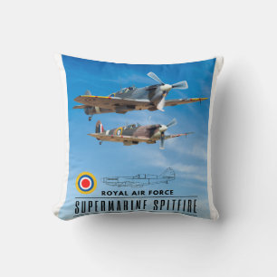 SUPERMARINE SPITFIRE - ROYAL AIR SQUADRON CUSHION