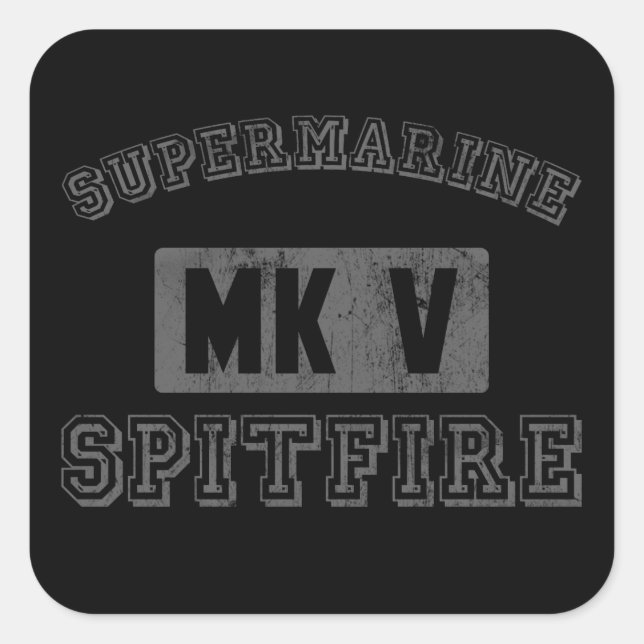 Supermarine Spitfire sticker (Front)