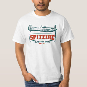 Supermarine Spitfire WW2 Plane T-Shirt