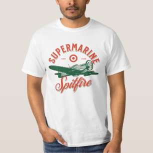 Supermarine Spitfire WW2 Plane T-Shirt