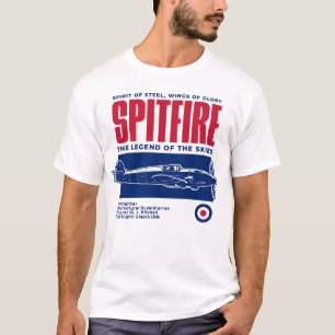 Supermarine Spitfire WW2 Plane T-Shirt