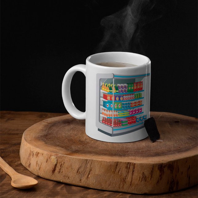 Supermarket Dairy Fridge Coffee Mug (Creator Uploaded)