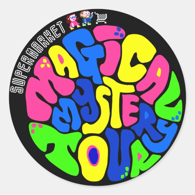 Supermarket - Magical Mystery Tour Sticker (Front)