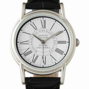 Supermarket Retail Long Service Award Personalised Watch