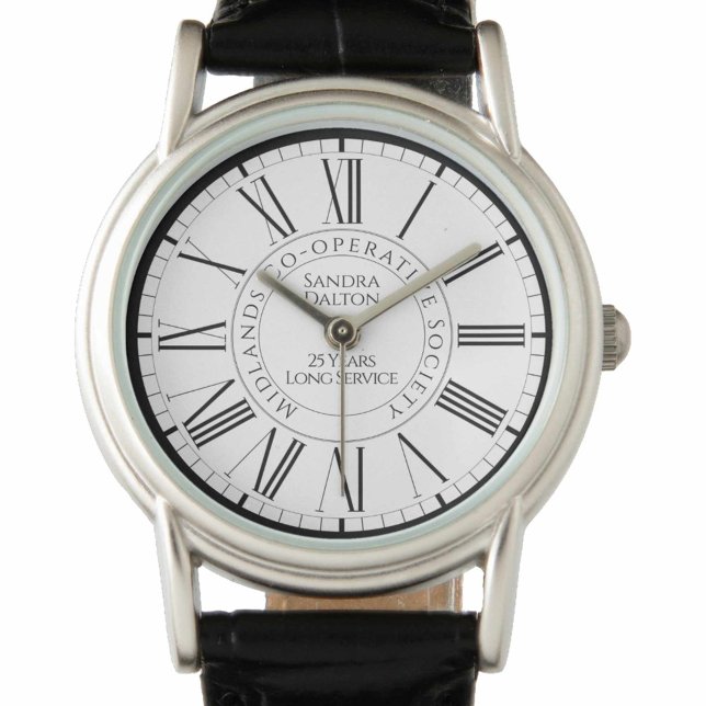 Supermarket Retail Long Service Award Personalised Watch (Creator Uploaded)