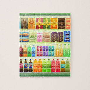 supermarket shelf products snacks jigsaw puzzle