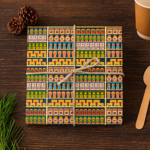 Supermarket Shelf Wrapping Paper