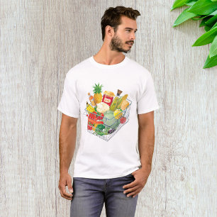 Supermarket Shopping Basket T-Shirt