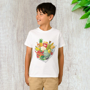Supermarket Shopping Basket T-Shirt