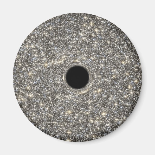 Supermassive Black Hole In The Middle Of A Galaxy. Magnet (Front)