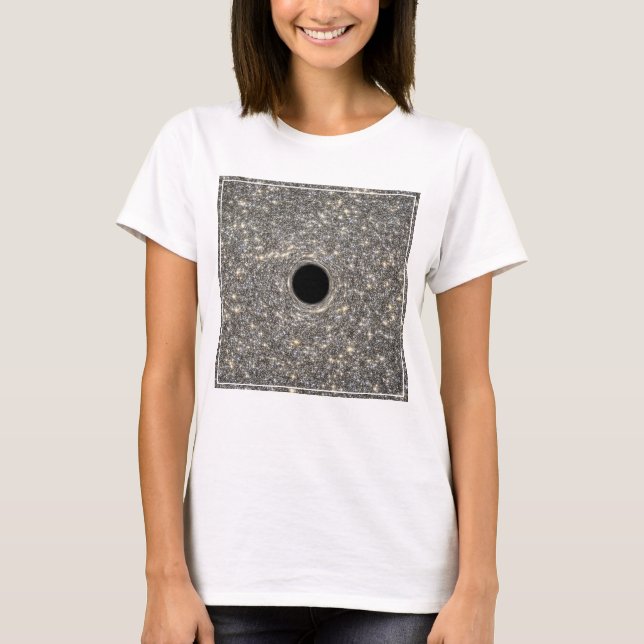 Supermassive Black Hole In The Middle Of A Galaxy. T-Shirt (Front)