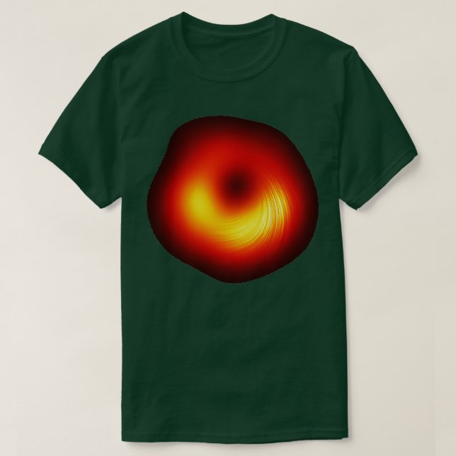 Supermassive Black Hole M87 Galaxy Planets Astrono T-Shirt (Design Front)