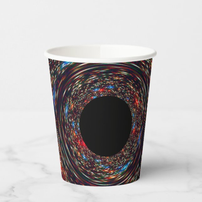 Supermassive Black Hole Paper Cups (Left)