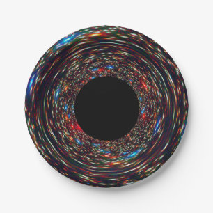 Supermassive Black Hole Paper Plate