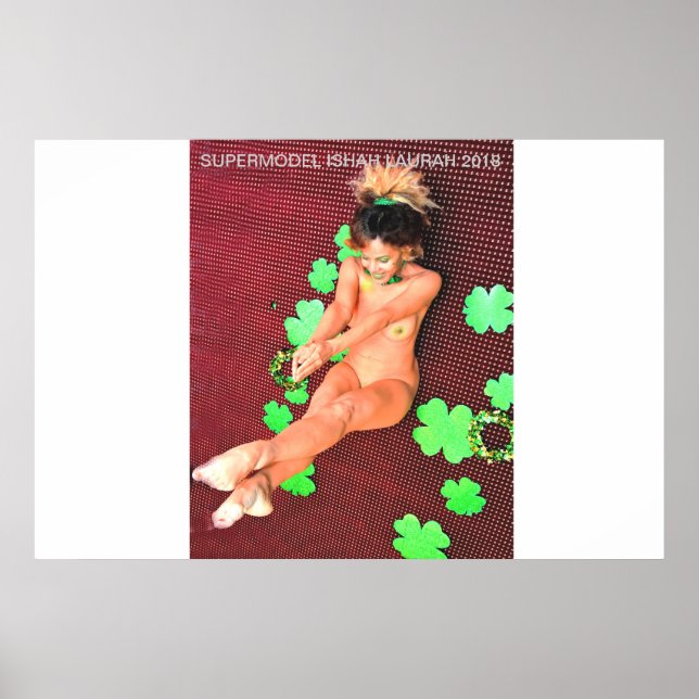 SUPERMODEL ISHAH LAURAH ST. PATTY'S DAY 2018 POSTER (Front)
