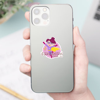 Supermom Mode: On | Hero Mum Sticker