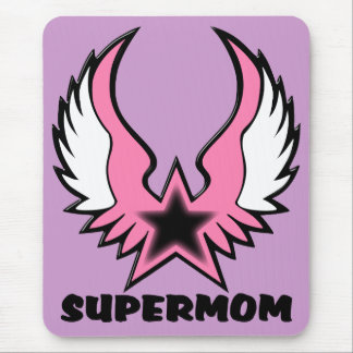 SuperMom: My mother is my super hero Mouse Mat