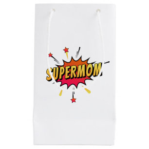 Supermom Retro Comic Pop Art Gift Bag