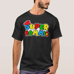 SuperMommio Funny Mum Mummy Mother Video Game Love T-Shirt