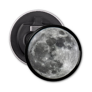 Supermoon Moon Magnet Backed Bottle Opener