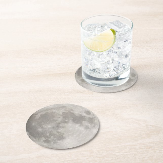 Supermoon Paper Coaster (Insitu)