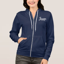 Supermums Zipped Hoodie - Navy