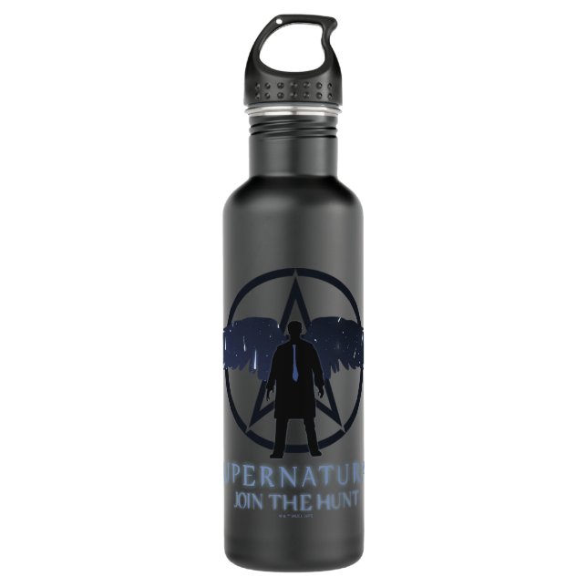 Supernatural Castiel Falling Stars Graphic 710 Ml Water Bottle (Front)
