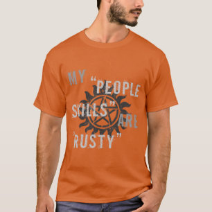 Supernatural Castiel People Skills gift T-Shirt