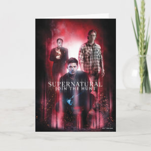 Supernatural Crowley, Dean, and Sam Card
