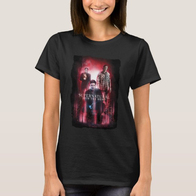 Supernatural Crowley, Dean, and Sam T-Shirt (Front)
