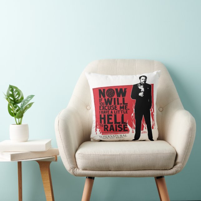 Supernatural Crowley Quote Graphic Cushion (Chair)