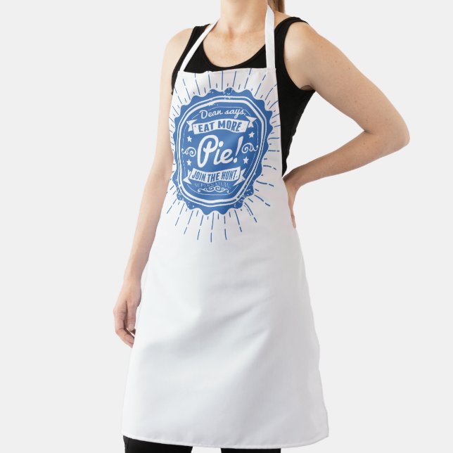 Supernatural "Dean Says Eat More Pie!" Apron (Insitu)