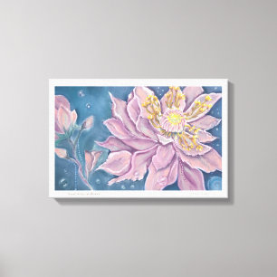 Supernatural Flower Canvas Print