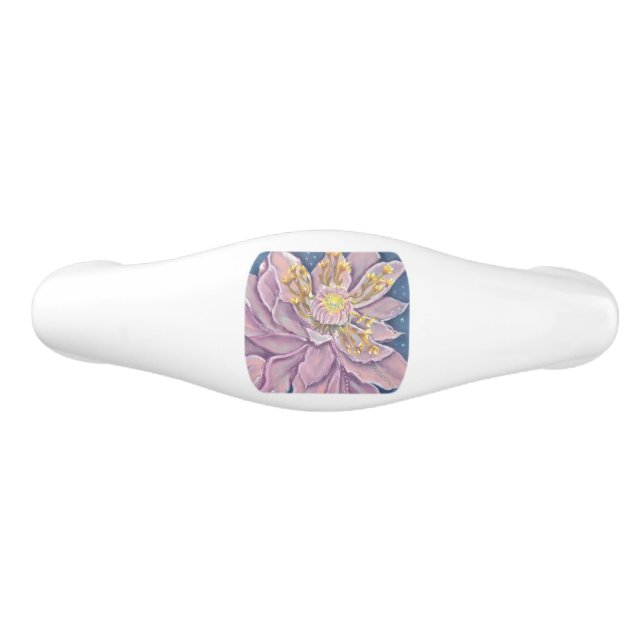 Supernatural Flower Ceramic Drawer Pull (Front)
