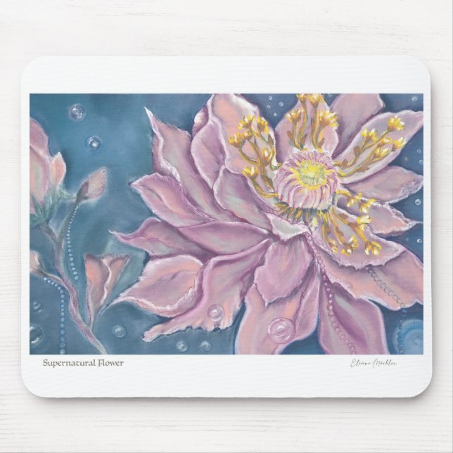 Supernatural Flower Mouse Mat (Front)