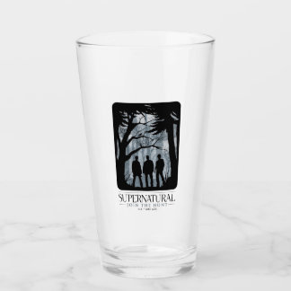 Supernatural Forest Silhouette Graphic Glass