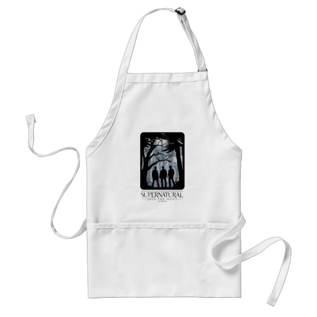 Supernatural Forest Silhouette Graphic Standard Apron (Front)