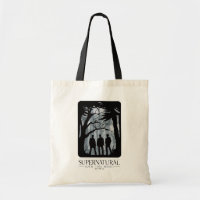 Supernatural Forest Silhouette Graphic