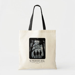 Supernatural Forest Silhouette Graphic Tote Bag