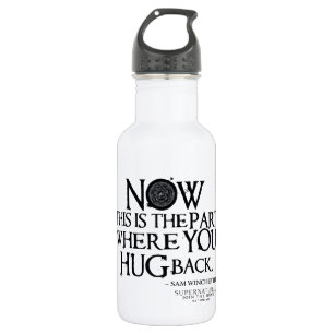 Supernatural "Hug Back" Quote 532 Ml Water Bottle
