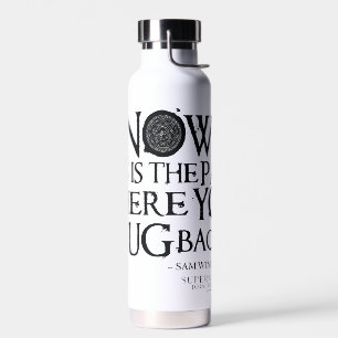 Supernatural "Hug Back" Quote Water Bottle