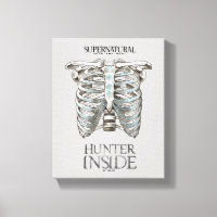 Supernatural "Hunter Inside" Ribcage Graphic